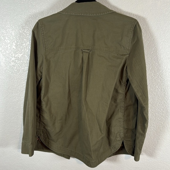 RedHerring Army Green Floral Butterfly Embroidered Utility Jacket Size 8 - Picture 8 of 12